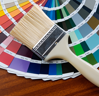 House and Interior Painters in Seattle | AllTech Painting, LLC | Brush and Color Swatches